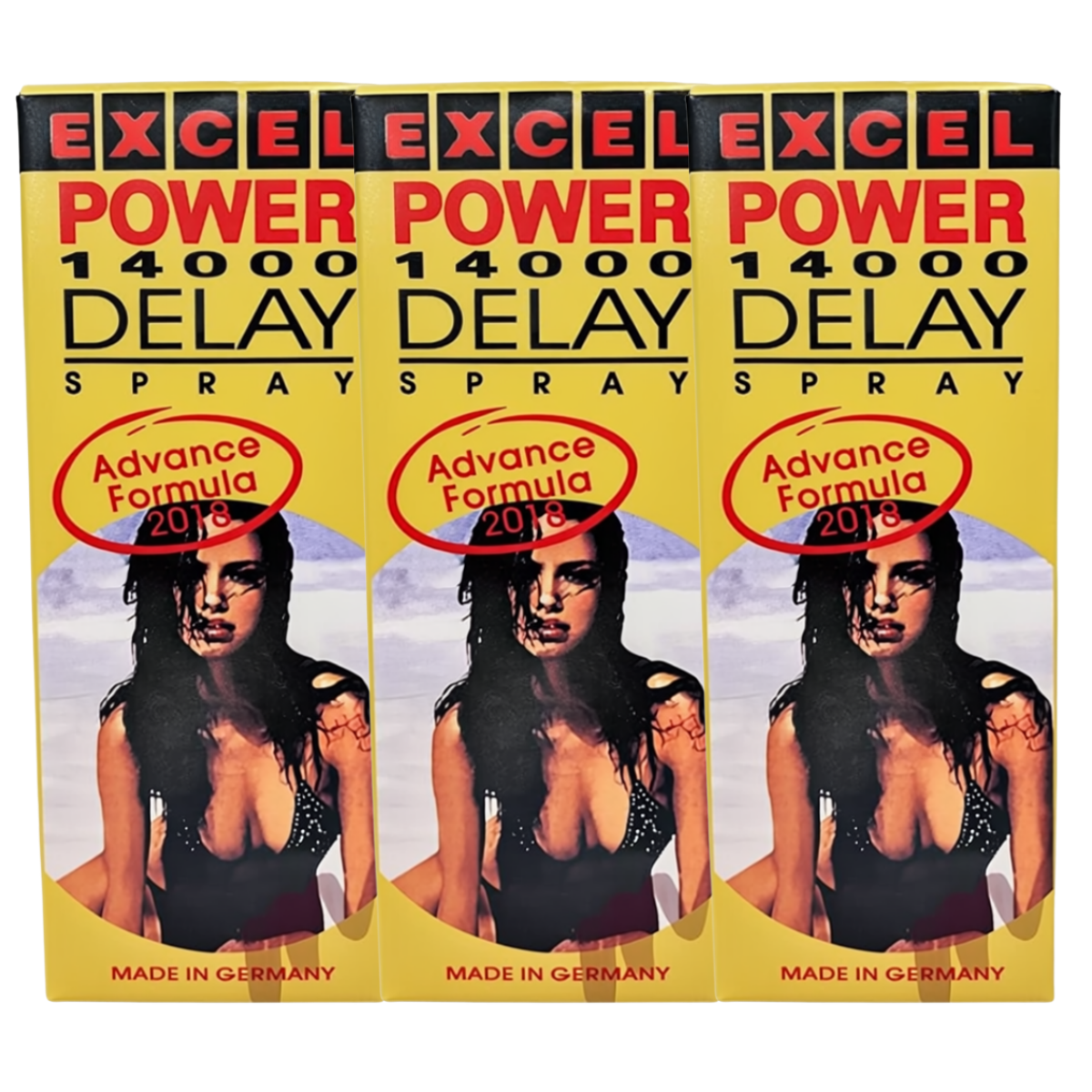 Excel Power 14000 delay spray three-pack, desensitizing spray for men to delay ejaculation and improve lasting power
