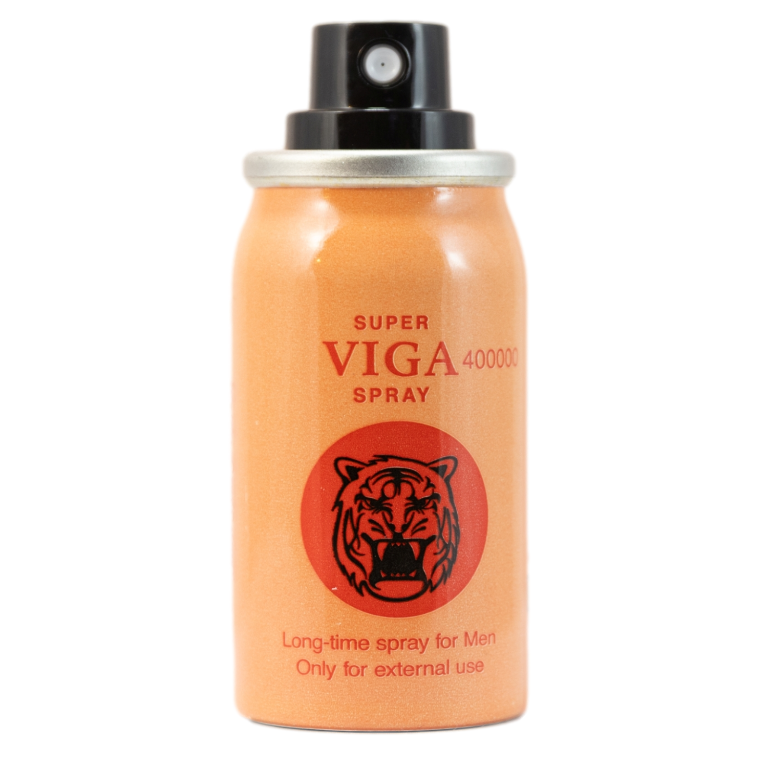 Super Viga 400000 Vitamin E 45ml Delay Spray For Men. Front Of Can.