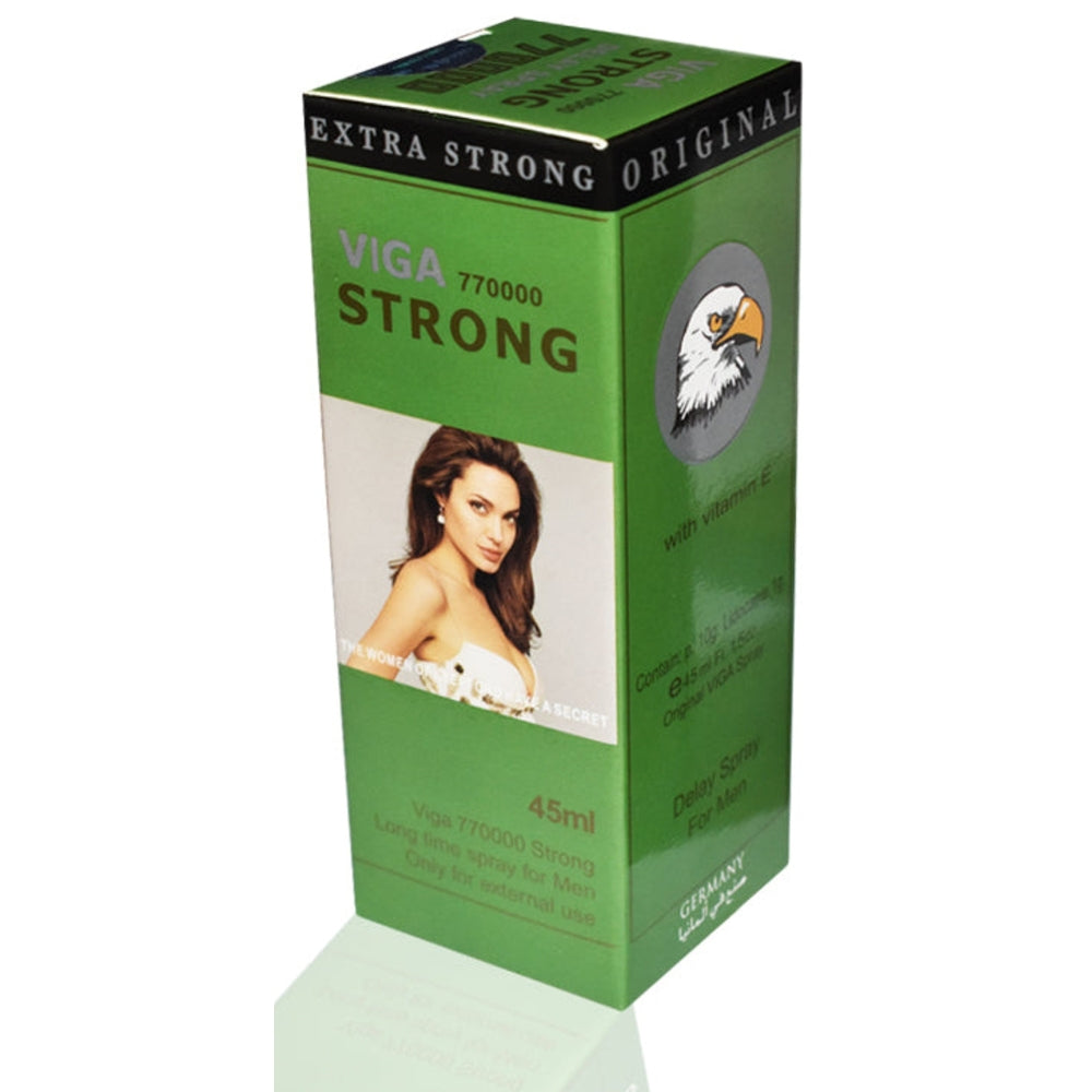 viga 770000 strong delay spray for men 45ml with vitamin e