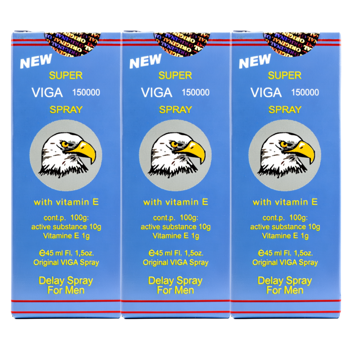 Super Viga 150000 delay spray 3 pack, numbing spray for men to delay ejaculation and enhance stamina