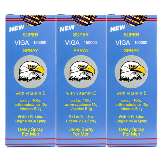 Super Viga 150000 delay spray 3 pack, numbing spray for men to delay ejaculation and enhance stamina