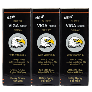 Super Viga 50000 delay spray 3 pack, numbing spray for men to delay ejaculation and enhance stamina