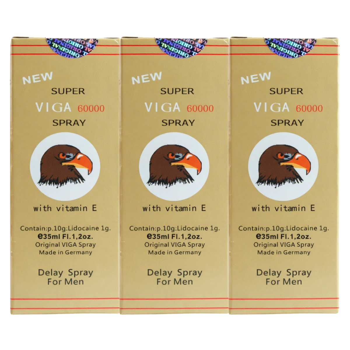 Super Viga 60000 delay spray 3 pack, numbing spray for men to delay ejaculation and enhance stamina