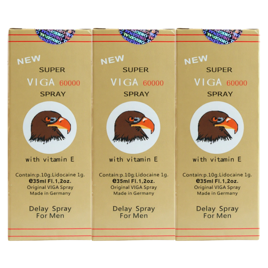 Super Viga 60000 delay spray 3 pack, numbing spray for men to delay ejaculation and enhance stamina