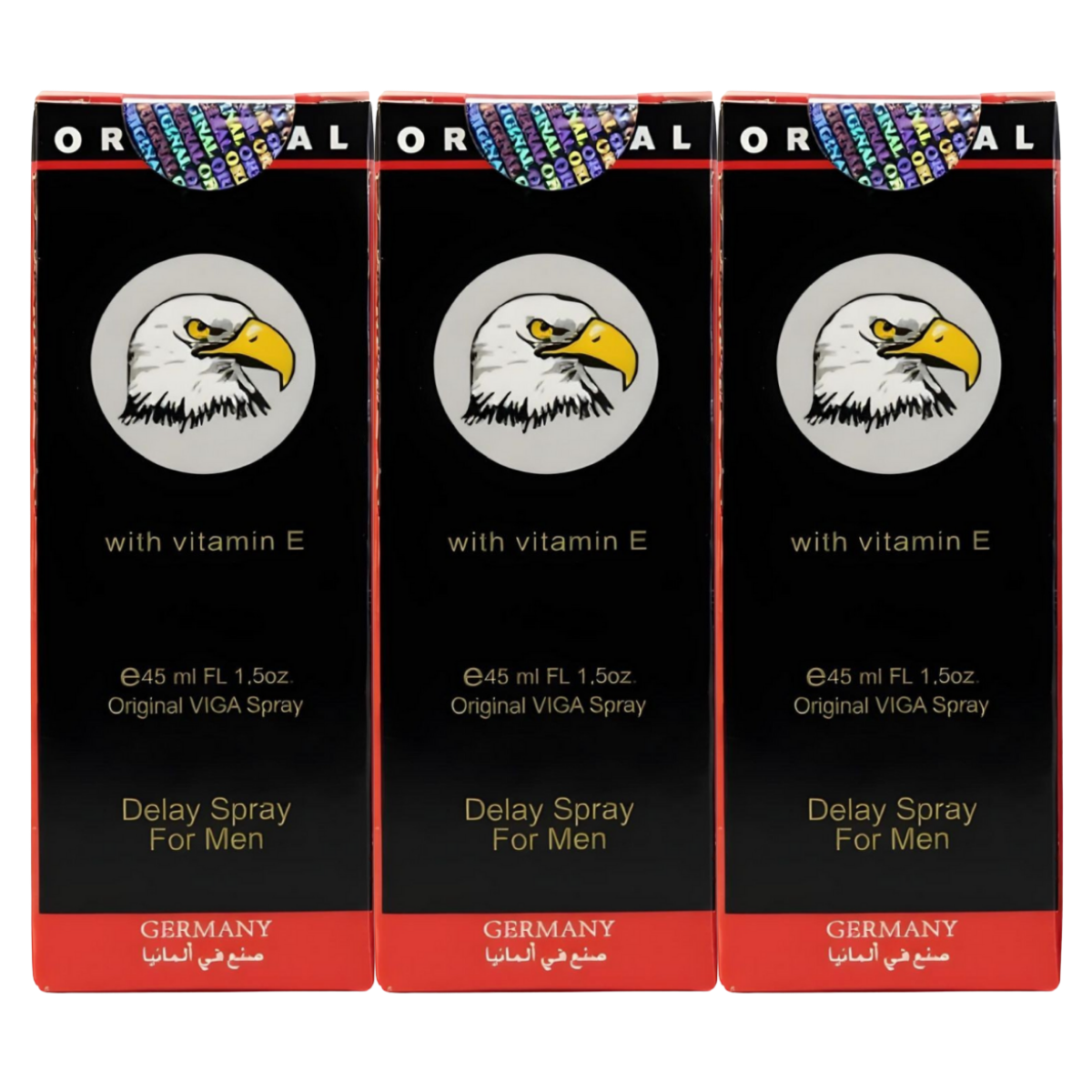 Viga 50000 strong delay spray 3 pack, numbing spray for men to delay ejaculation and enhance stamina