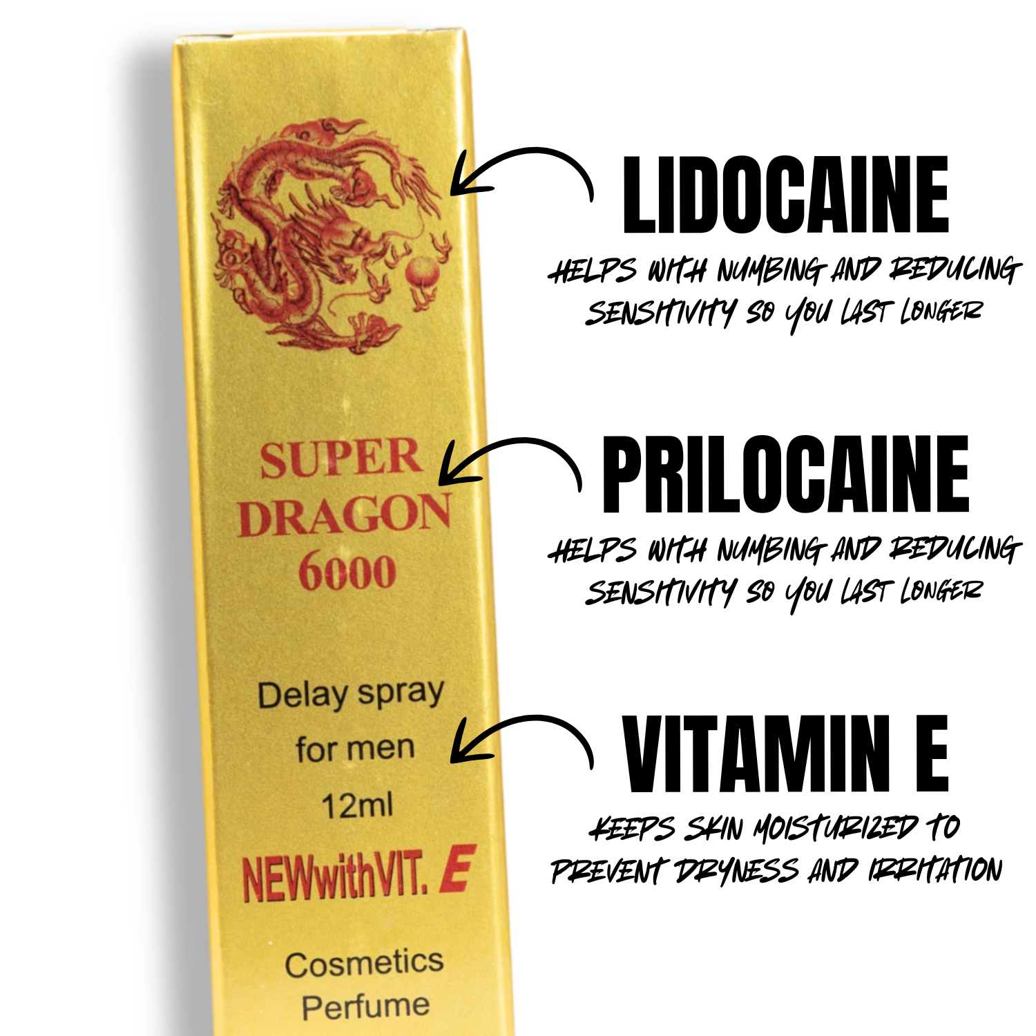 Dragon 6000 Delay Spray 12ml