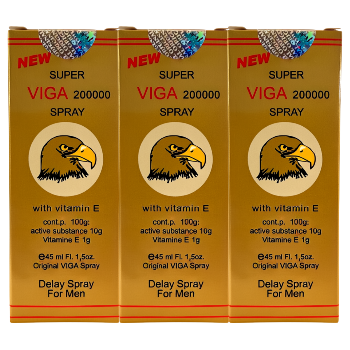 Super Viga 200000 Delay Spray 45ml (3 Pack)