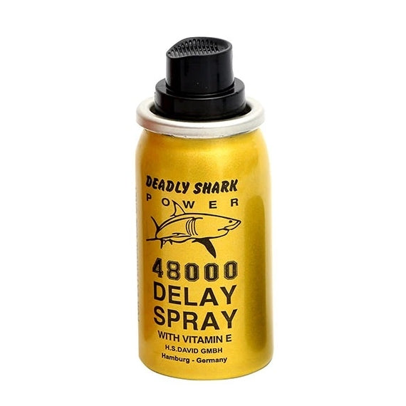 deadly shark power 48000 desensitizing delay spray for men with vitamin e