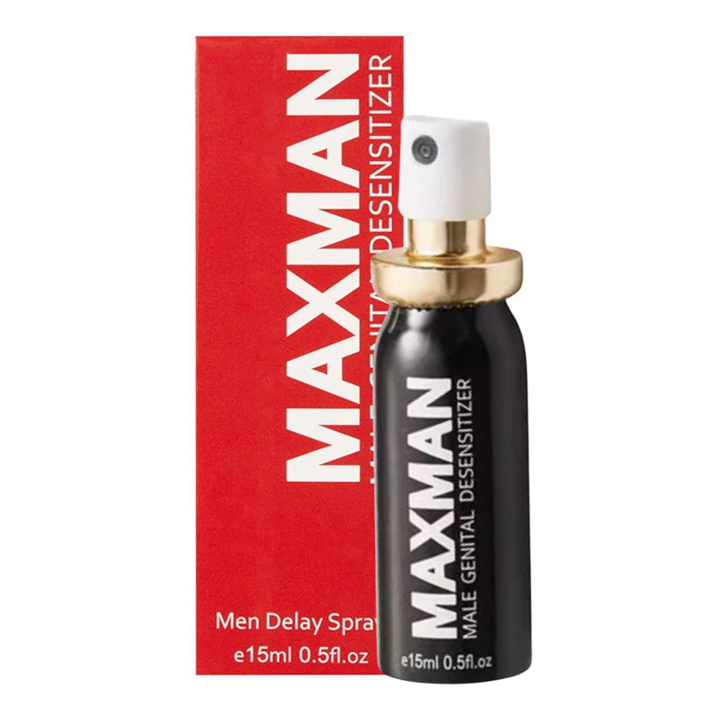 MAXMAN 15ml male genital desensitizer spray with red box packaging