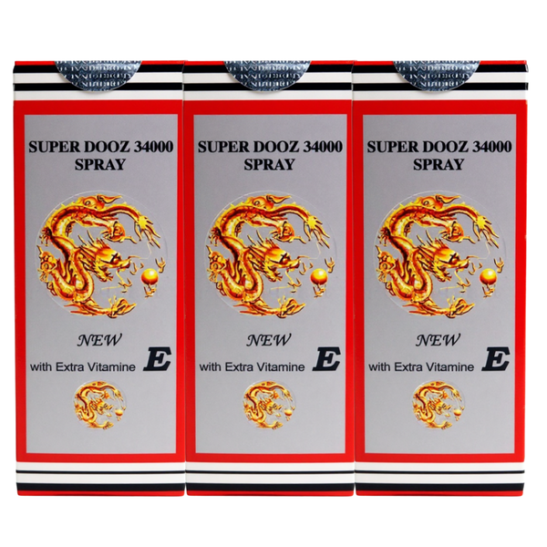 Super DOOZ 34000 Delay Spray 45ml (3 Pack)