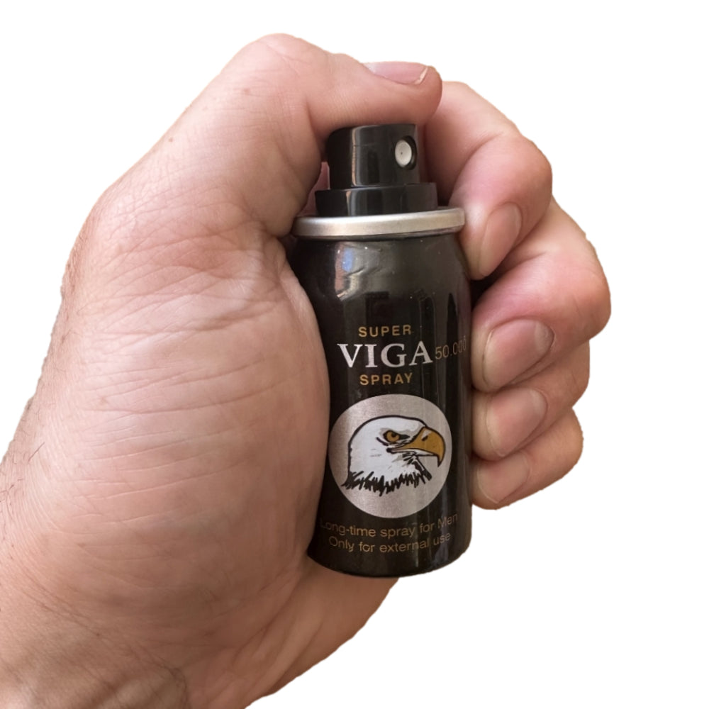 Super Viga 50000 Delay Spray for Men 45ml. Desensitizing Lidocaine Spray to Help Stop Premature Ejaculation. How To Use