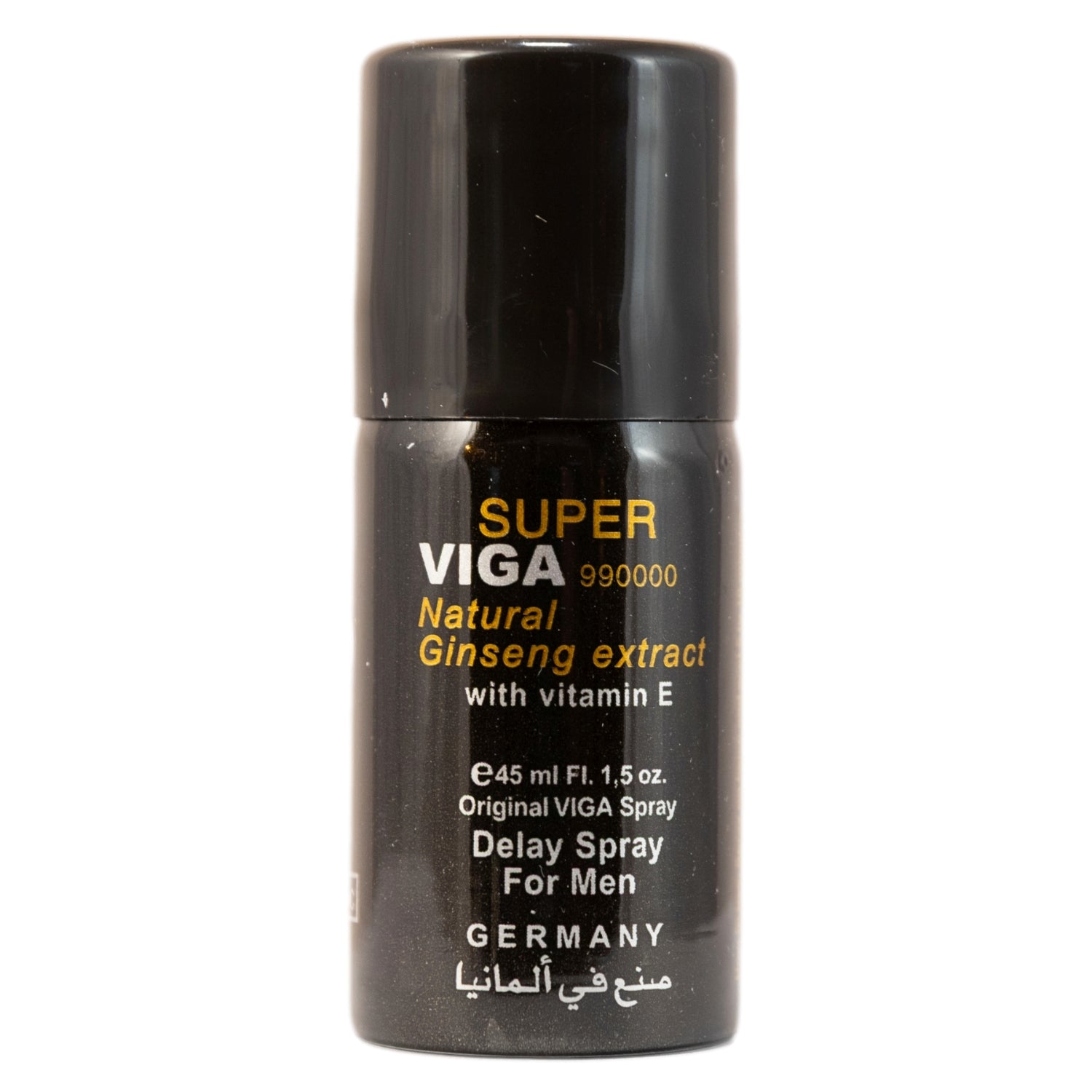 Super Viga 990000 Mens Desensitizing Delay Spray 45ml Bottle. Helps Prolong Ejaculation To Last Longer. Rear Bottle