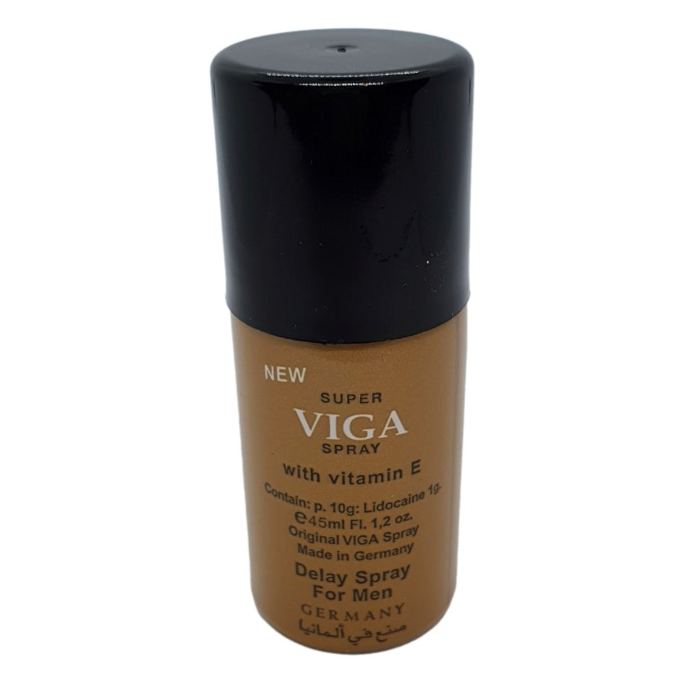 super viga 60000 desensitizing delay spray for men with vitamin e 45ml can