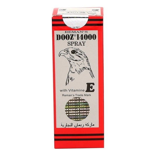 remans dooz 14000 desensitizing delay spray for men with vitamin e 45ml packaging