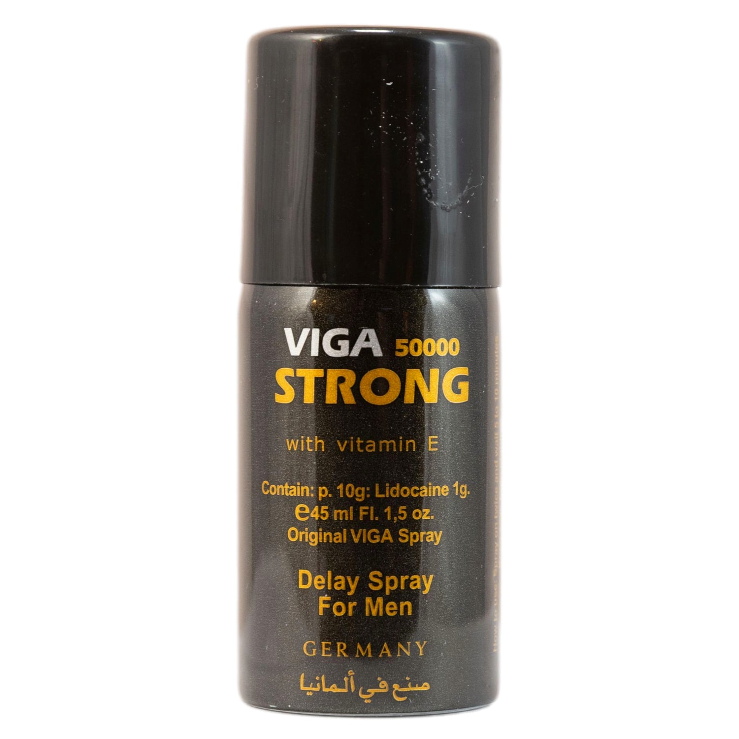 Viga 50000 Strong Mens Desensitizing Delay Spray 45ml Bottle. Helps Prolong Ejaculation To Last Longer. Rear Bottle